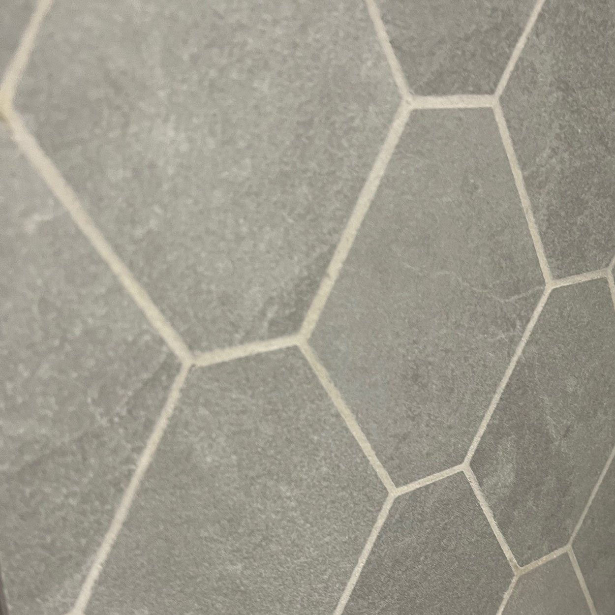 Unicom Starker Brazilian Slate Pencil Grey Hexagon Wandtegel 25x34cm